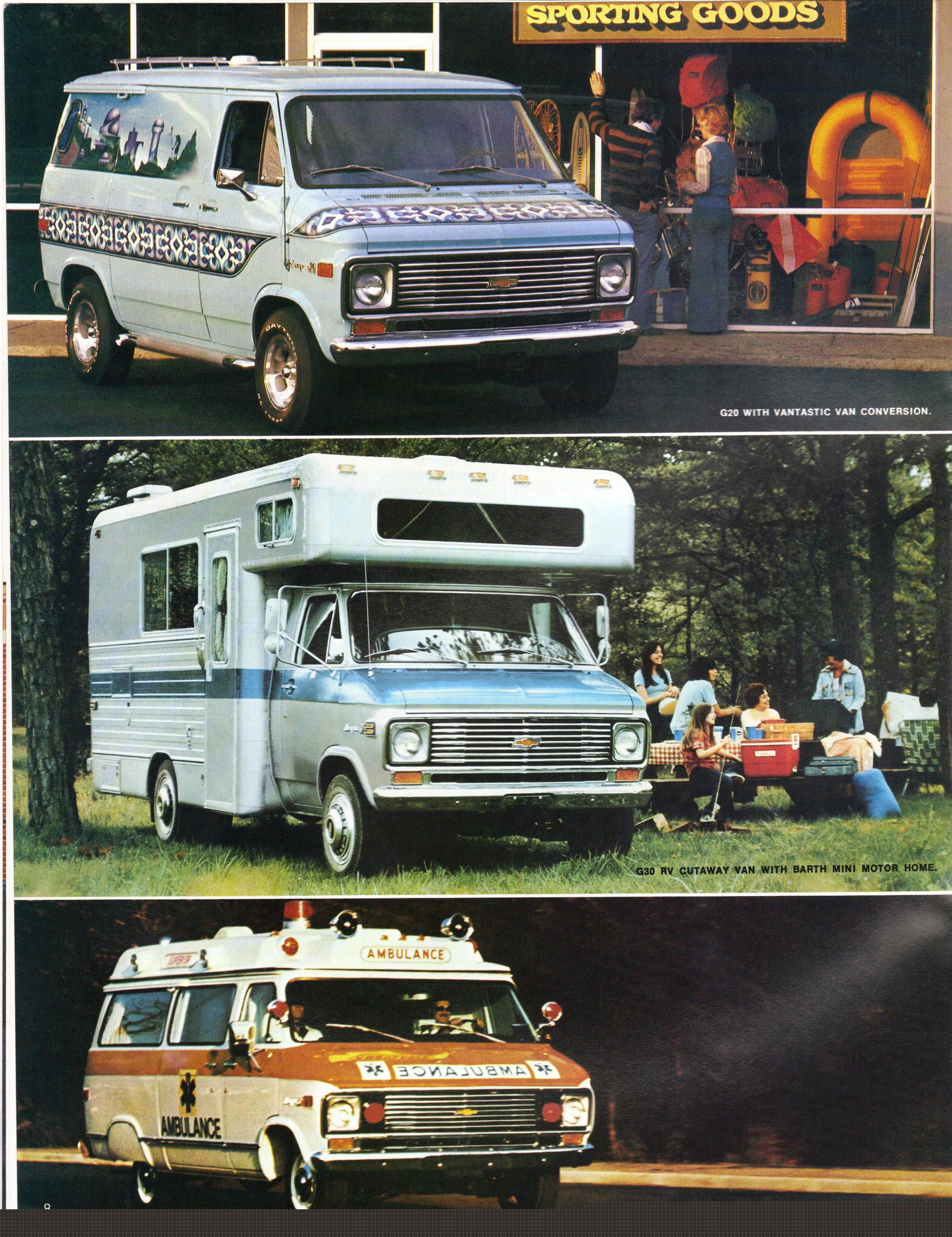 1976 Chevrolet Van Brochure Page 4